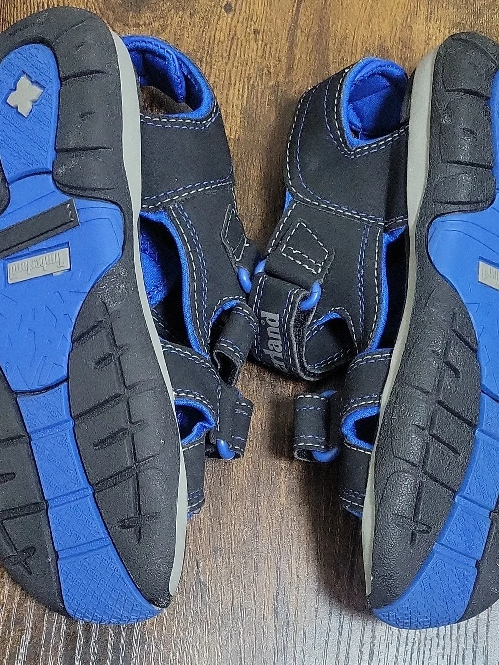 Timberland Kids' Blue & Black Outdoor Sandals